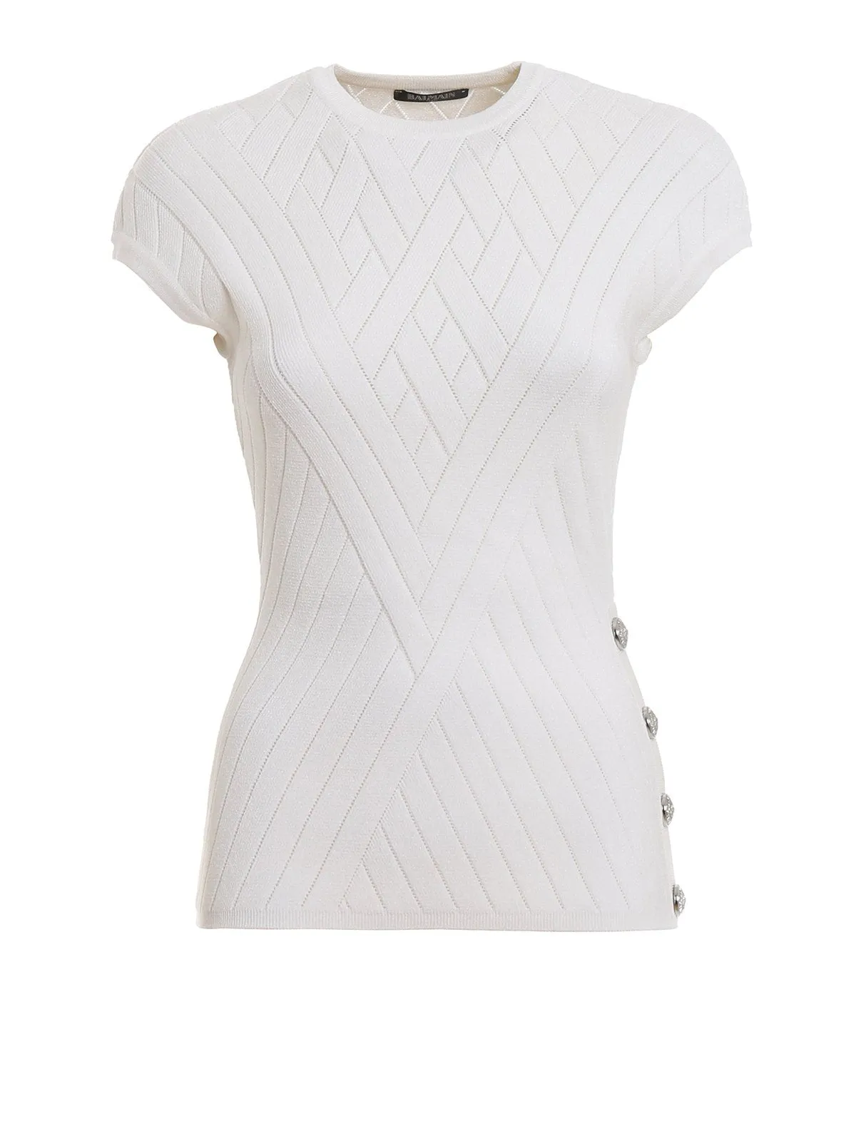 Balmain Textured Knit Top