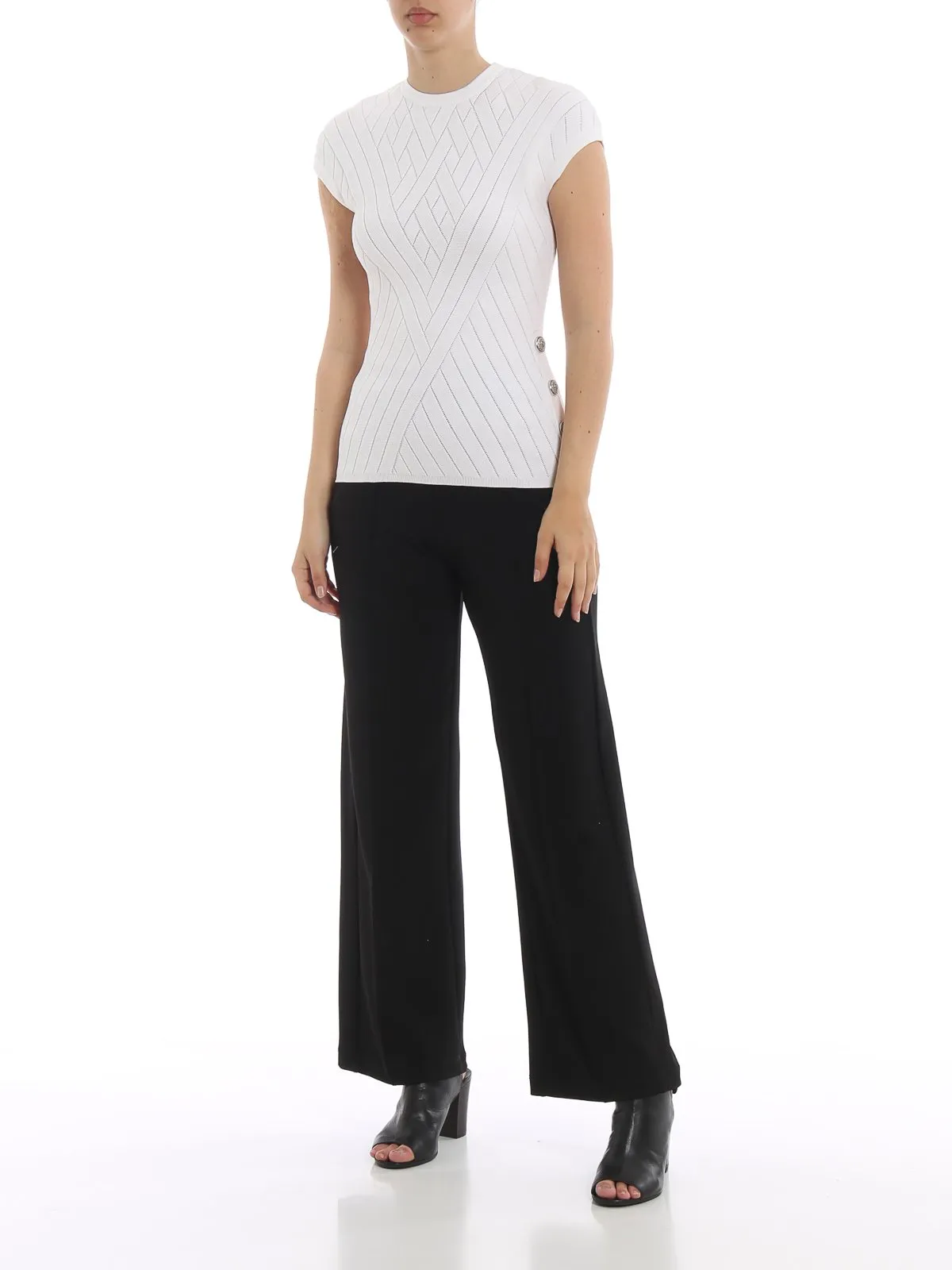 Balmain Textured Knit Top