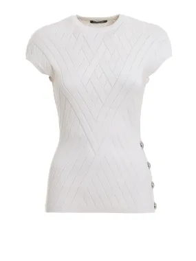 Balmain Textured Knit Top