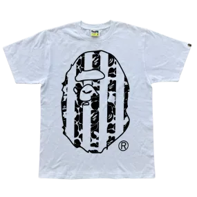Bape Tee 'White Black'