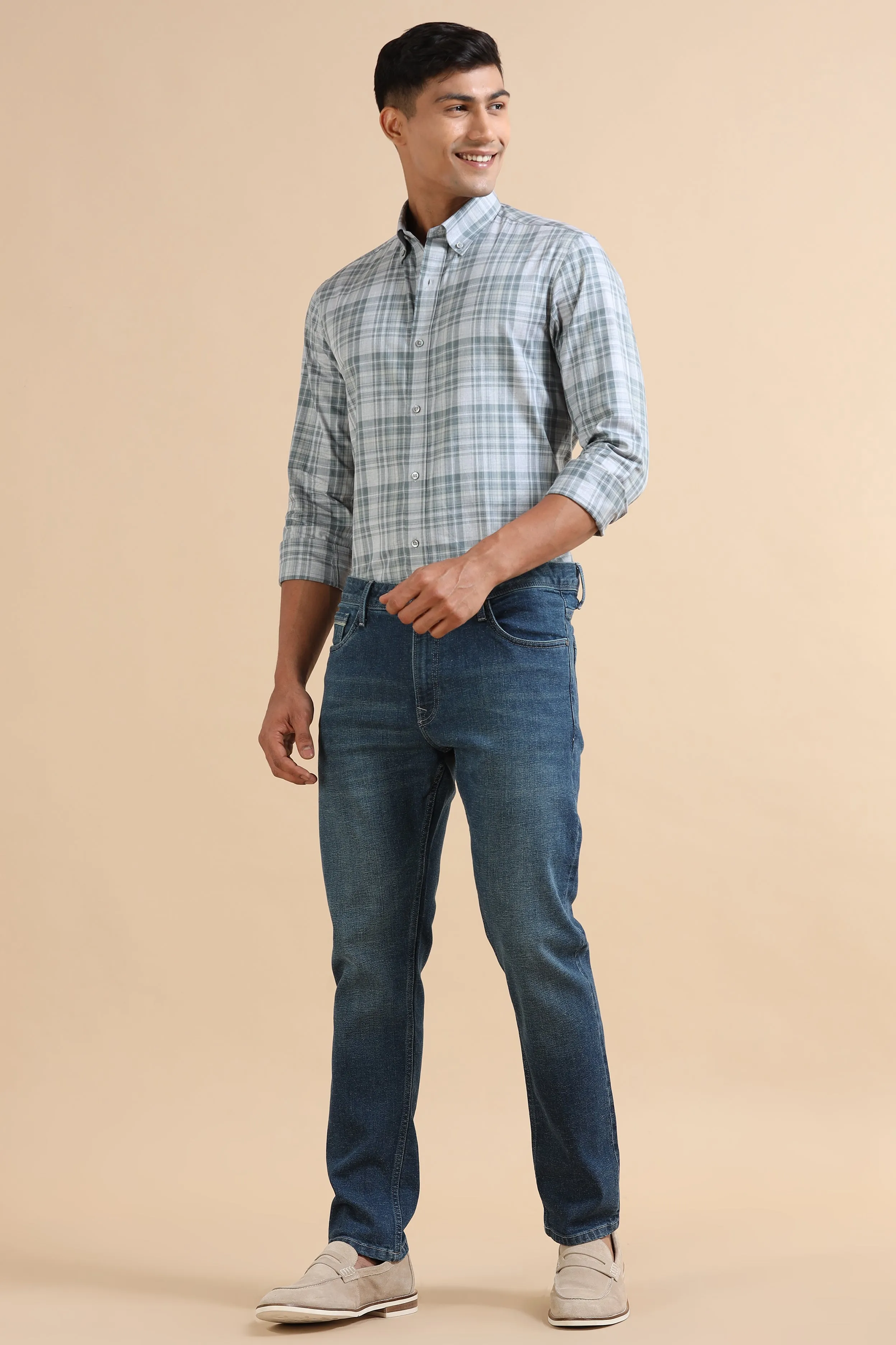 Blue Selvedge Denim - Straight Slim fit
