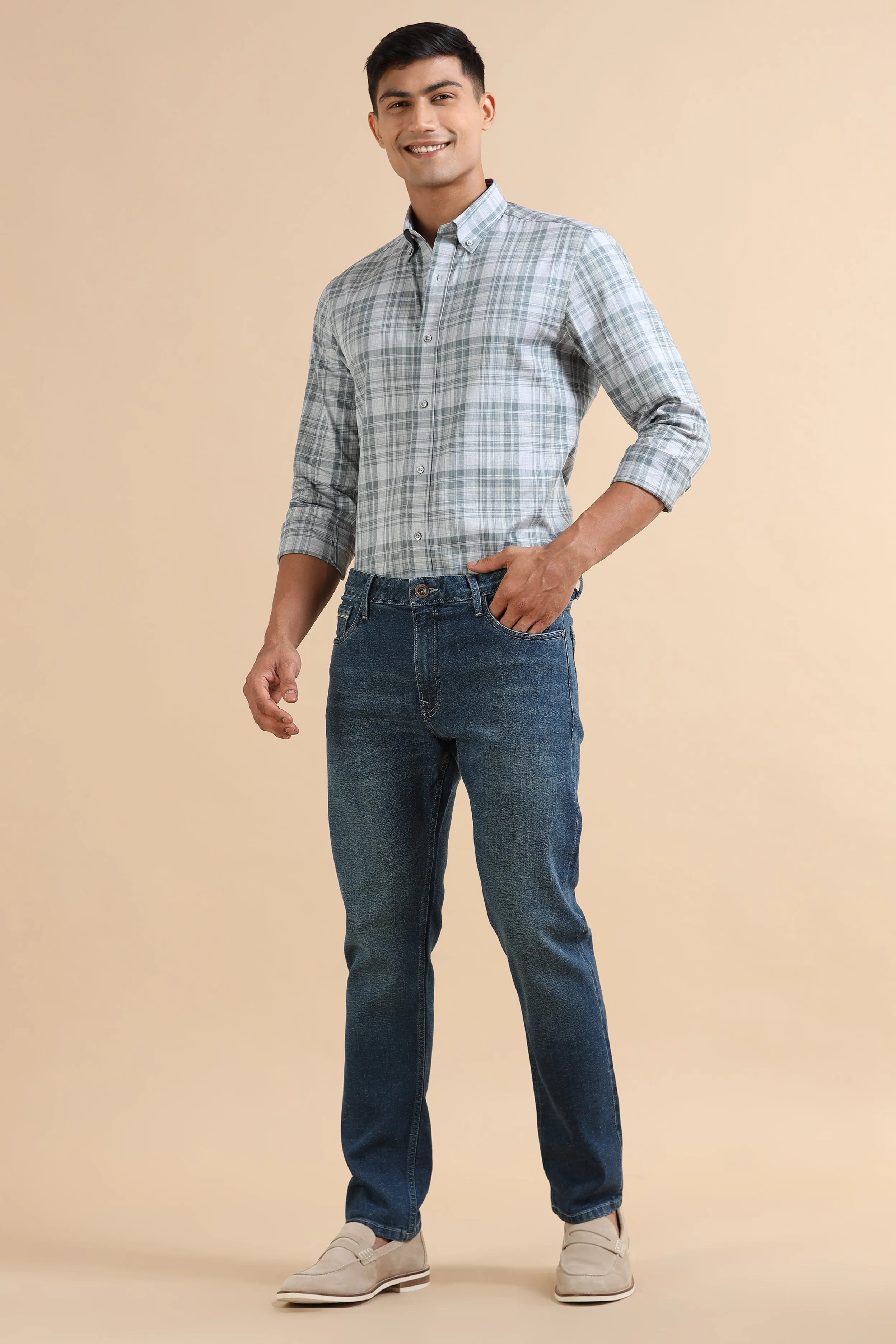 Blue Selvedge Denim - Straight Slim fit