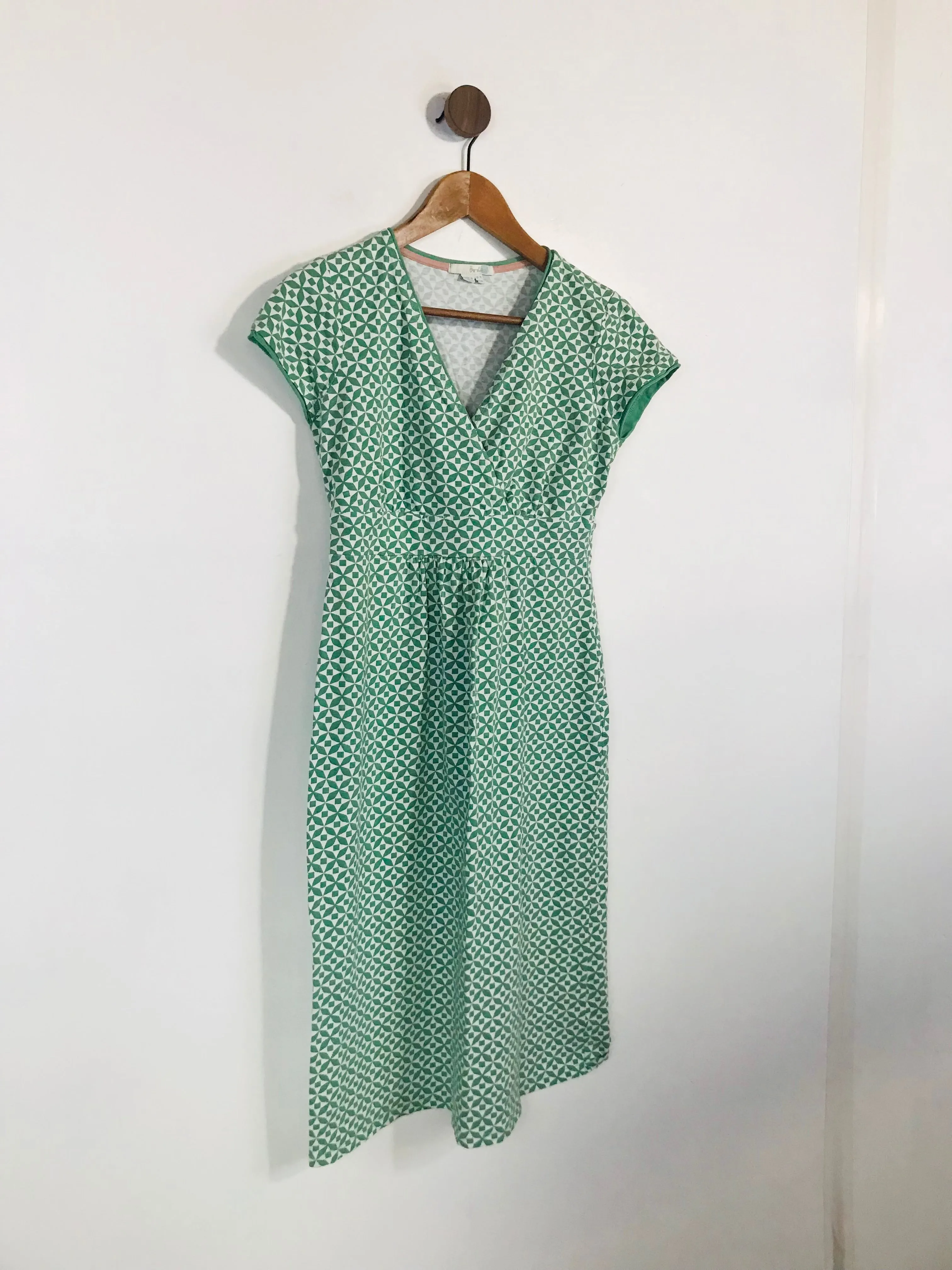 Boden Women's Cotton Wrap Dress | UK8L | Green