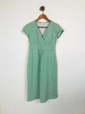 Boden Women's Cotton Wrap Dress | UK8L | Green