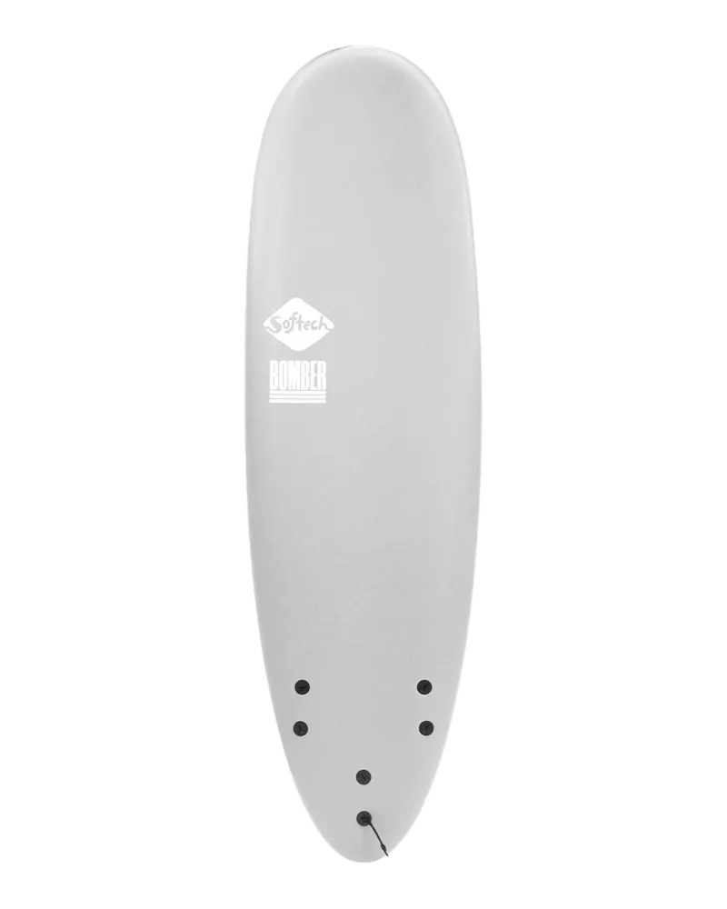 Bomber 6'10" Softboard in Grey & Dusty Red