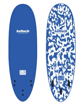 Bomber 6'10" Softboard in Royal Blue & White