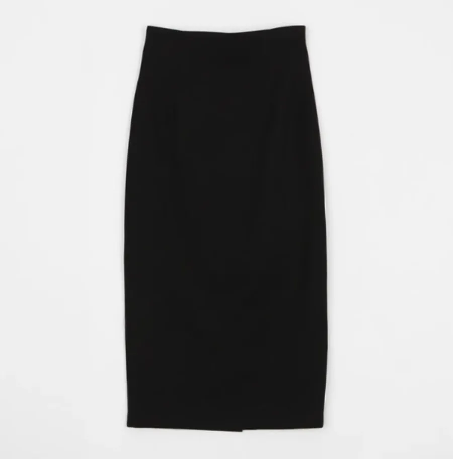 Casual High Waist Hip Hugging Long Skirt