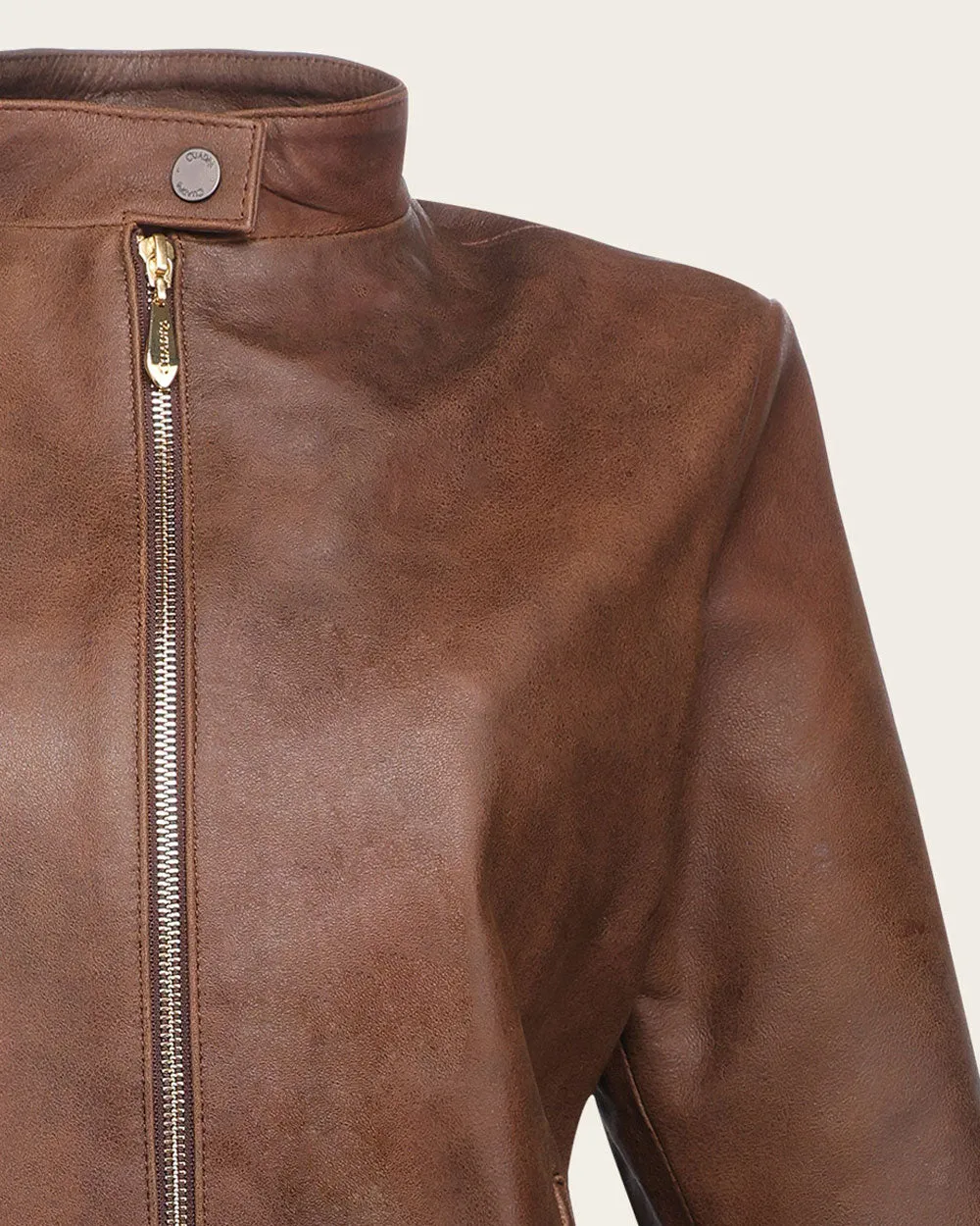 Honey mao neck jacket