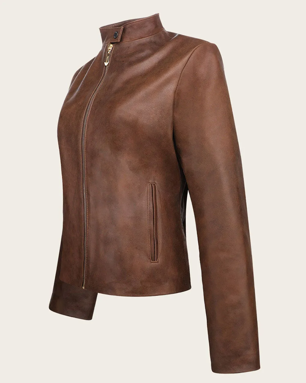 Honey mao neck jacket