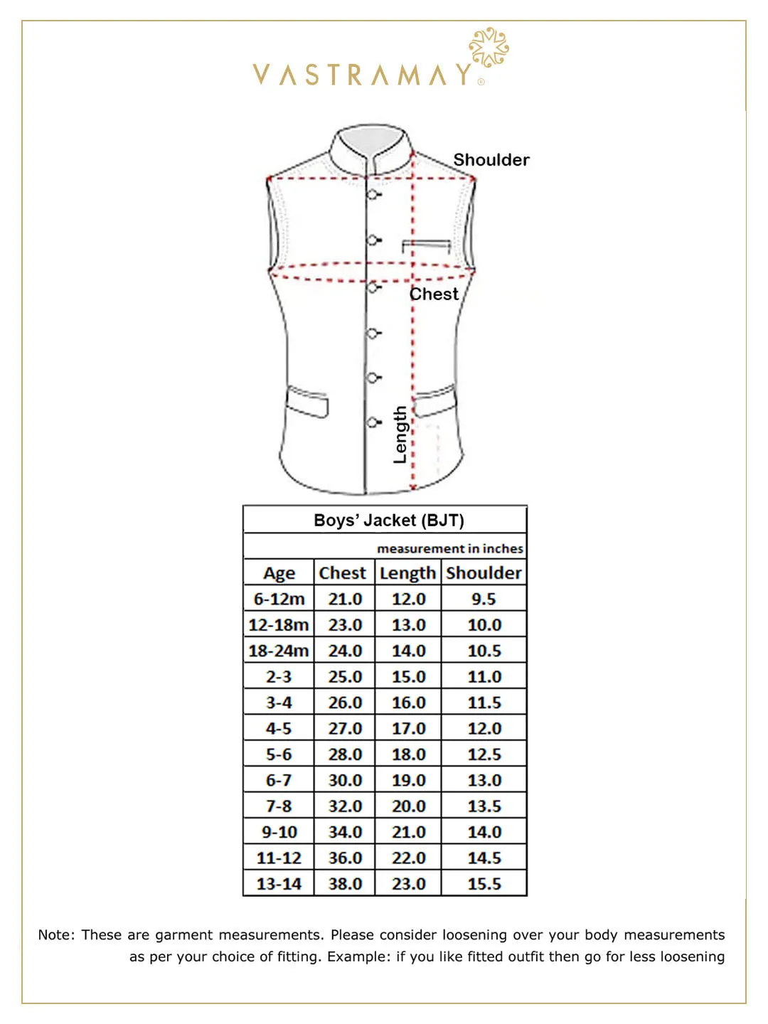 Jashvi Boy's Grey & Green Printed Woven Nehru Jacket