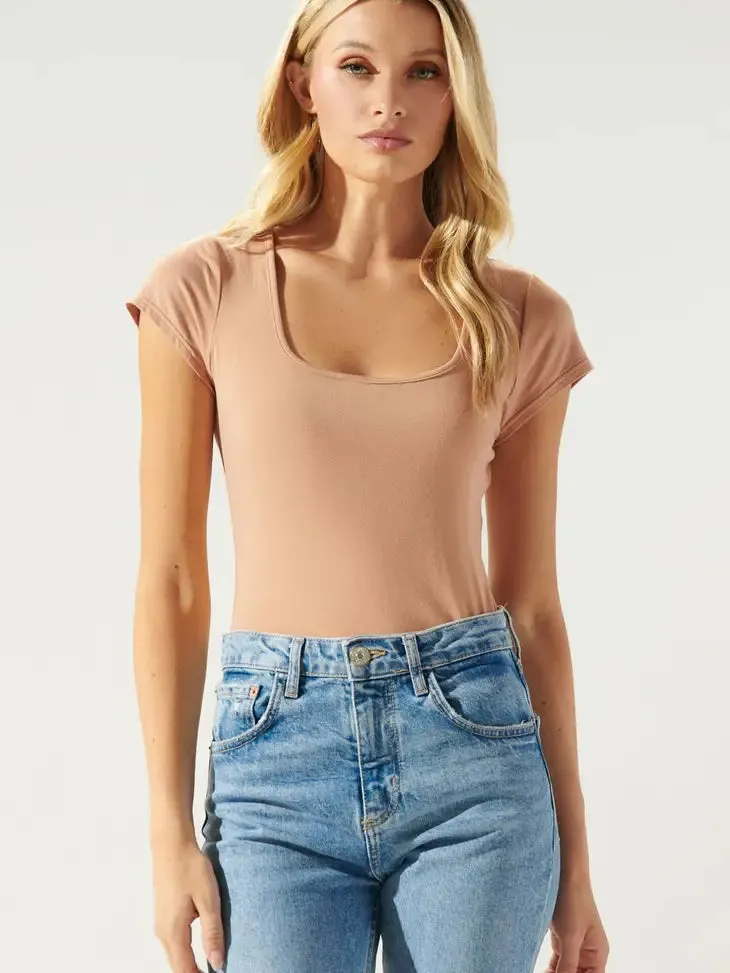 Jersey Knit Basic - Camel