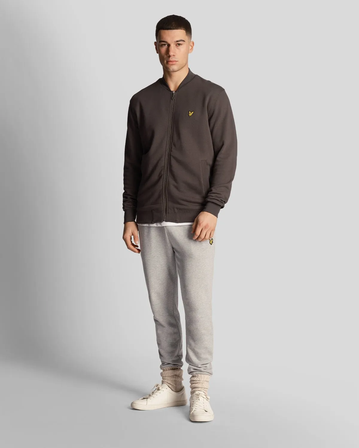 Loopback Jersey Bomber Jacket