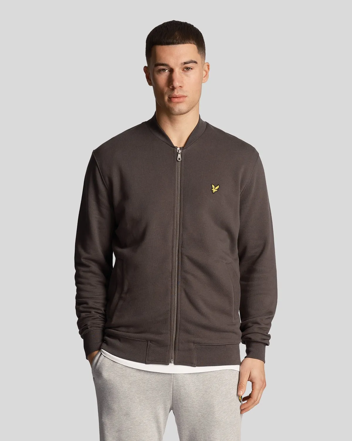 Loopback Jersey Bomber Jacket