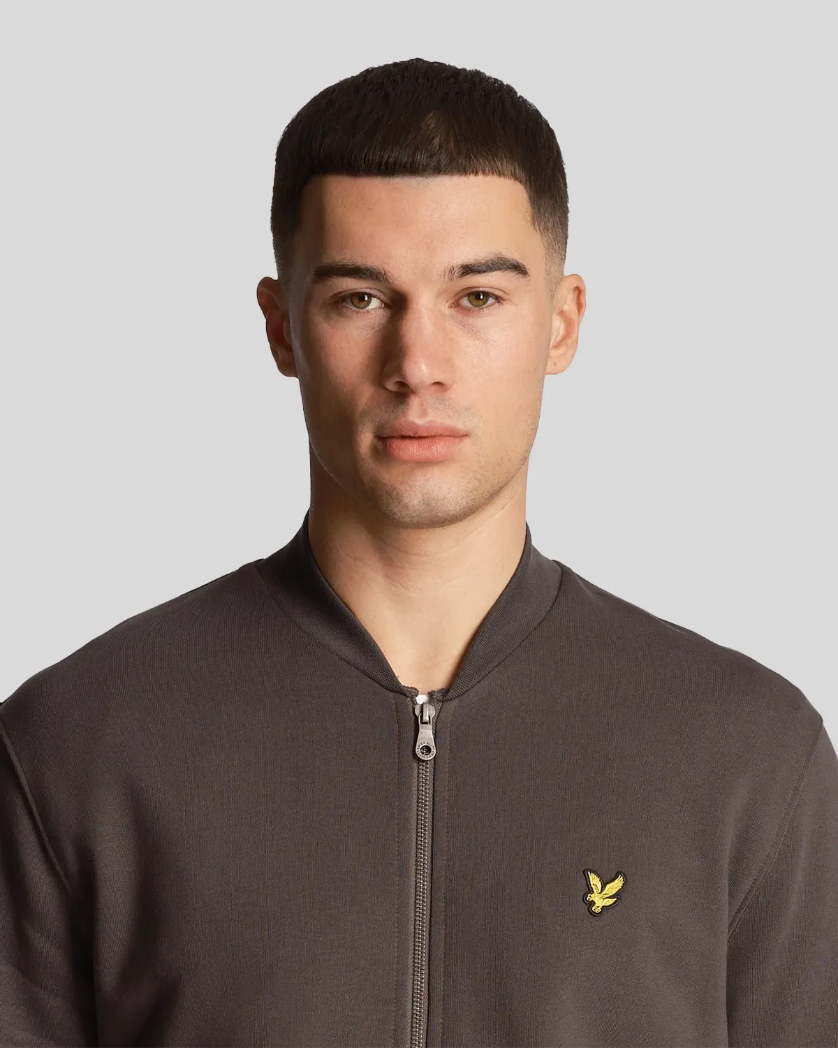 Loopback Jersey Bomber Jacket