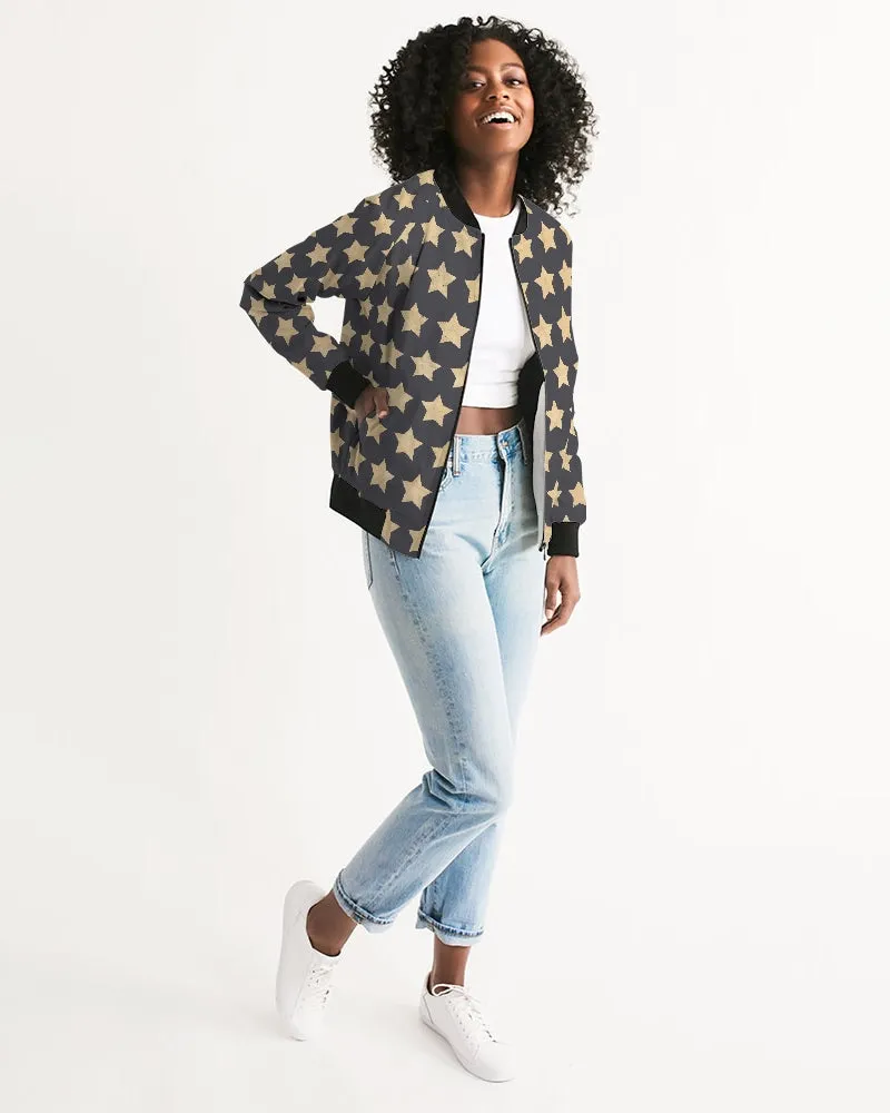 Military Stars Women's Bomber Jacket