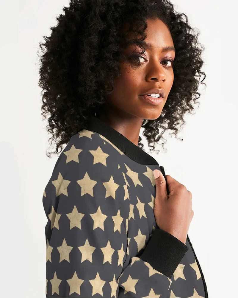 Military Stars Women's Bomber Jacket