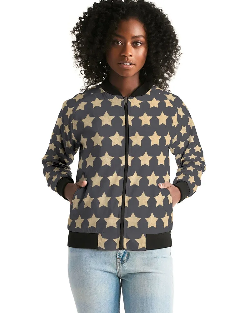 Military Stars Women's Bomber Jacket