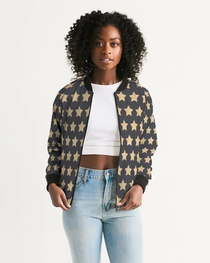 Military Stars Women's Bomber Jacket