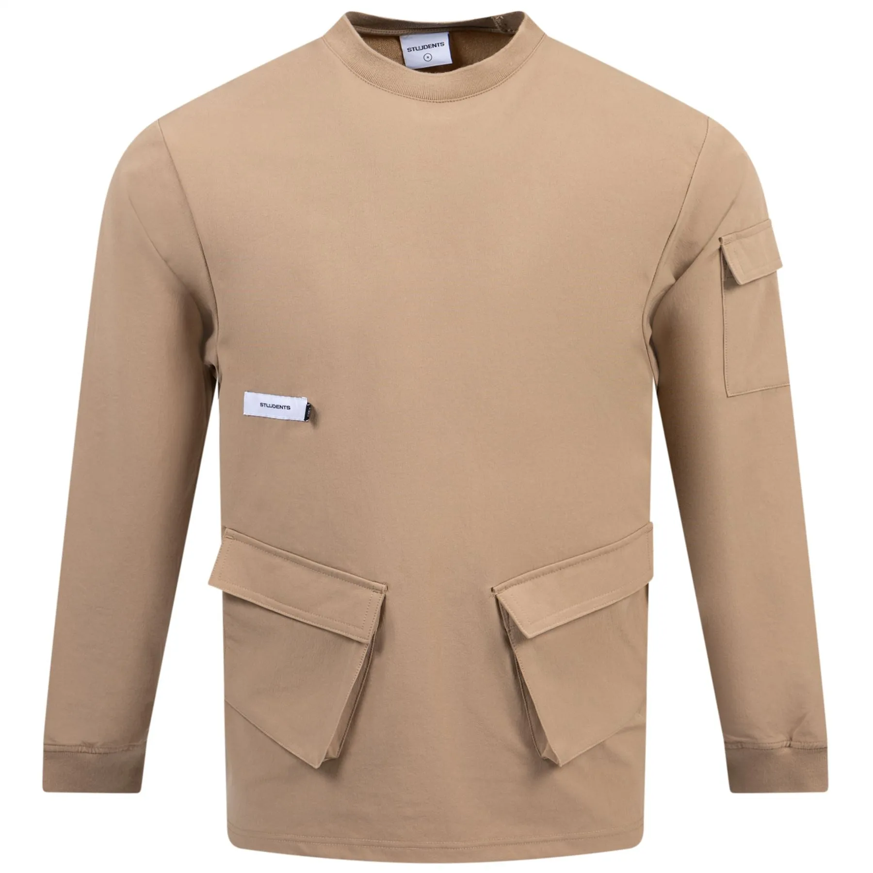 Niall Nylon Popover Jacket Tan - AW24