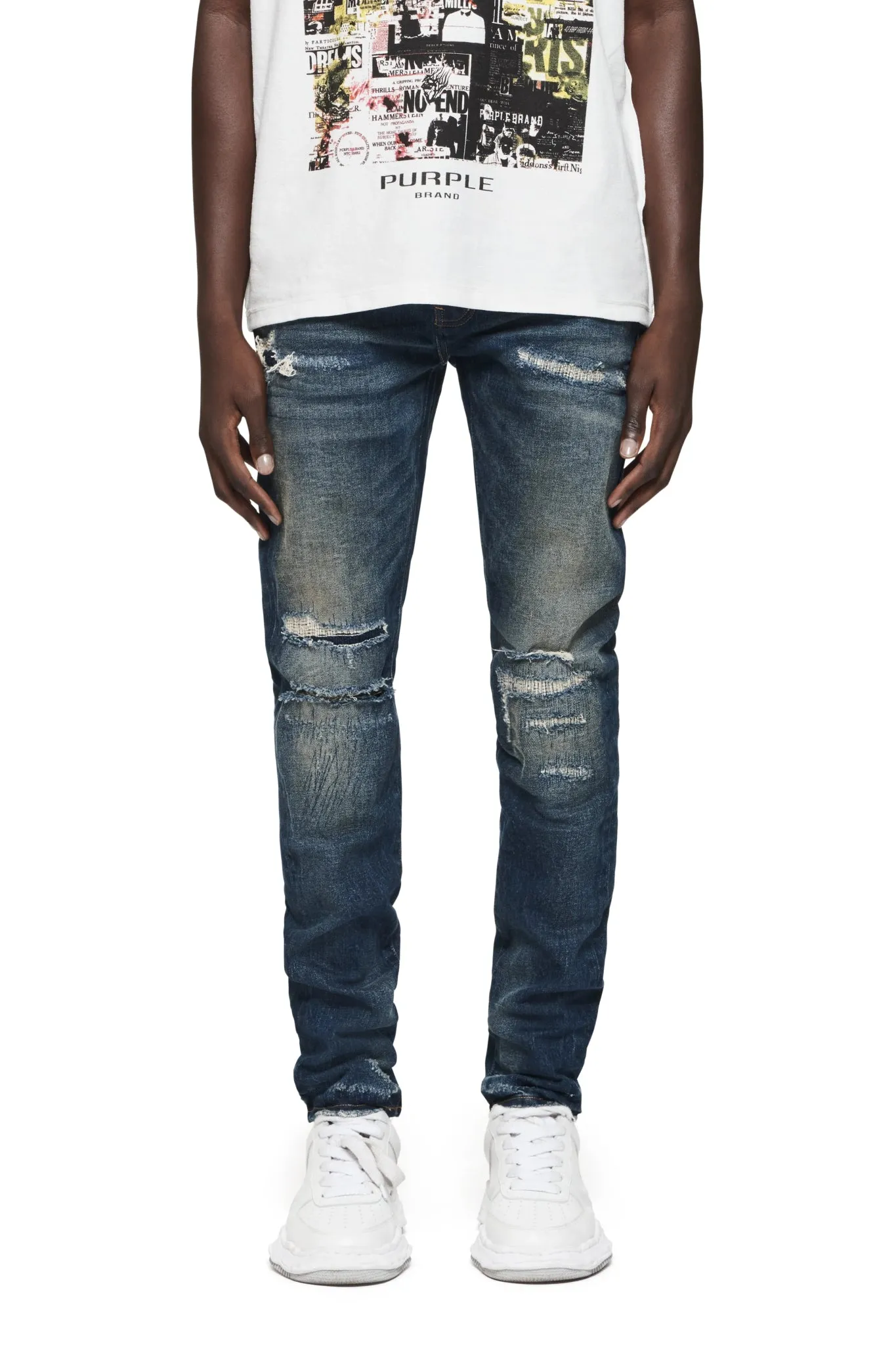 Purple Brand P001-LDDI Light Destroy Dk Indigo