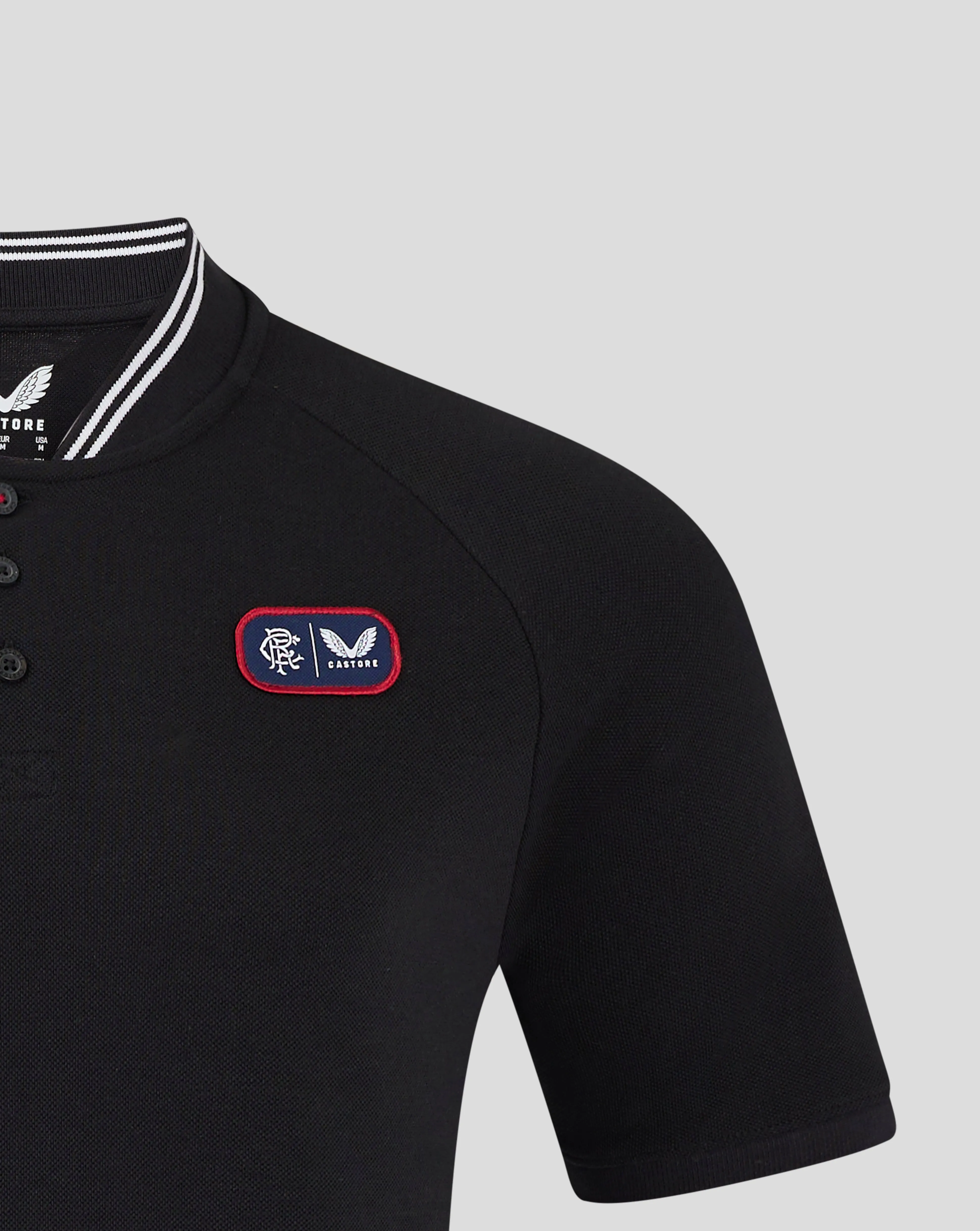 Rangers Men's 24/25 Cotton Polo - Black