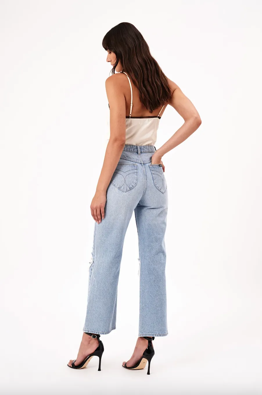 rolla's heidi ankle jean - light denim