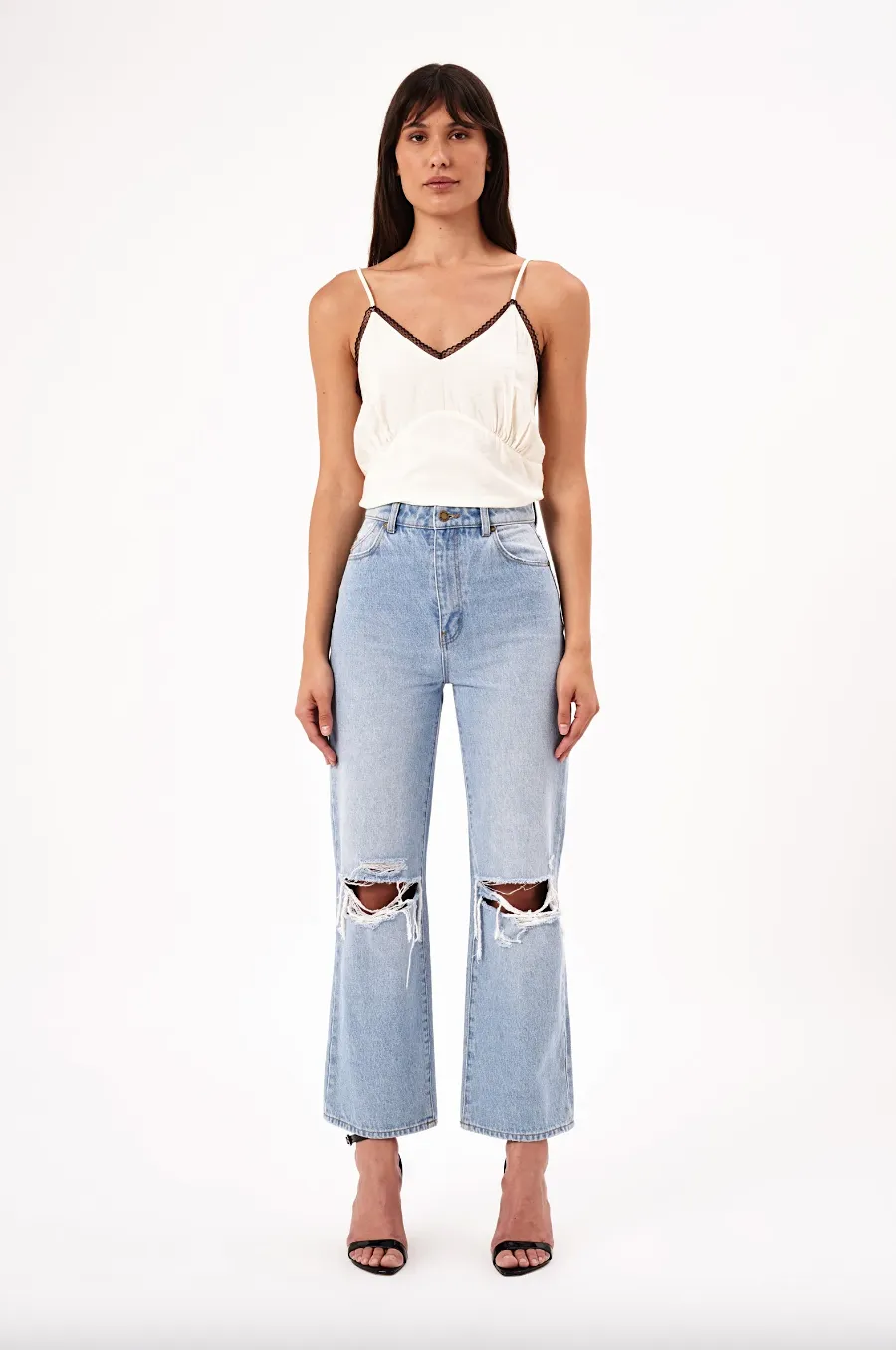 rolla's heidi ankle jean - light denim