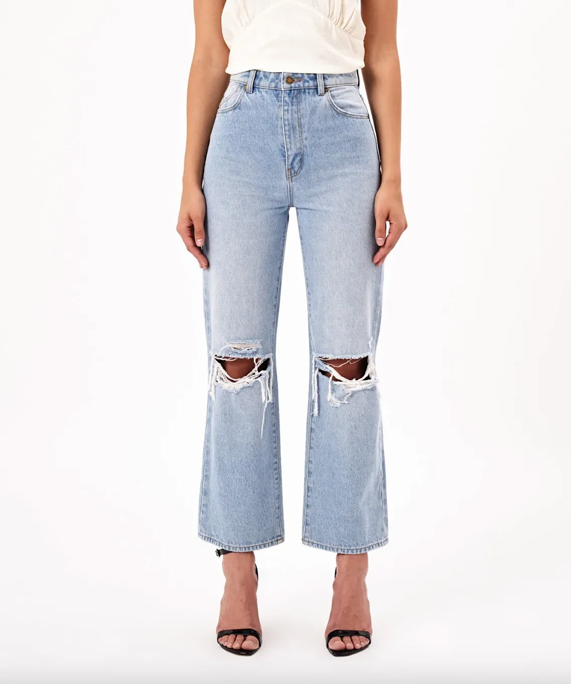 rolla's heidi ankle jean - light denim