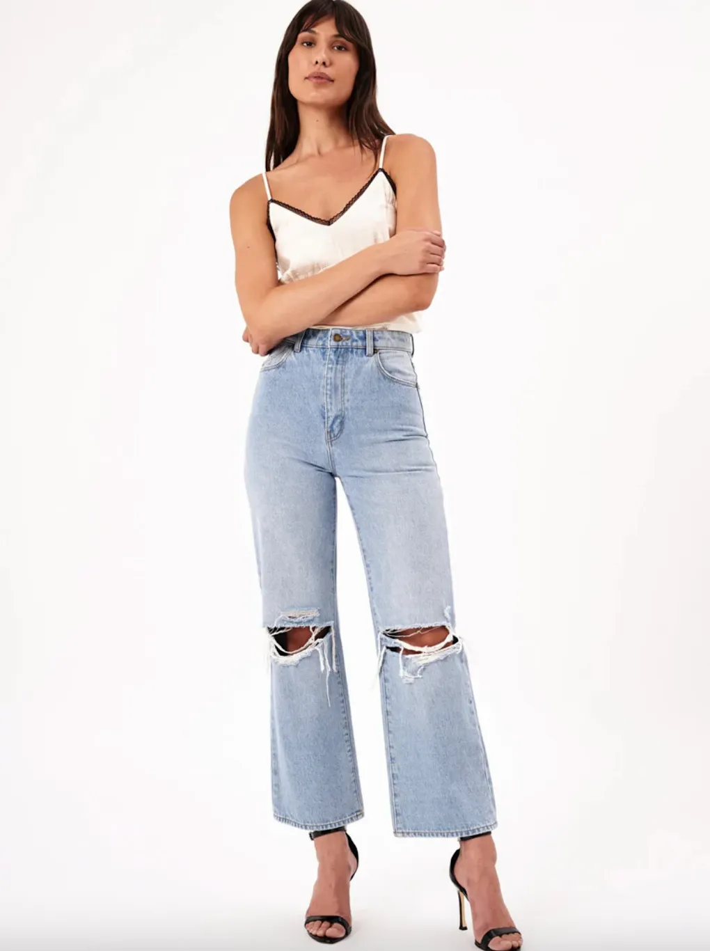 rolla's heidi ankle jean - light denim