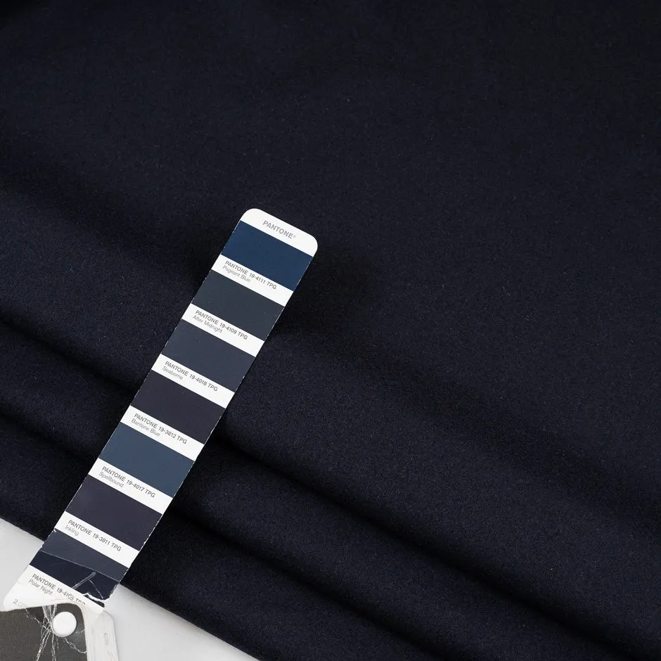 Soft blue virgin wool cloth coat - Sample