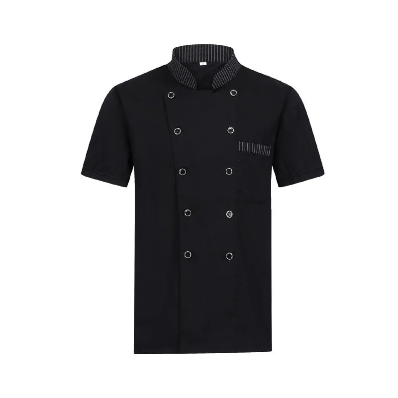 Summer Men's Chinese Chef Clothes Short Sleeve