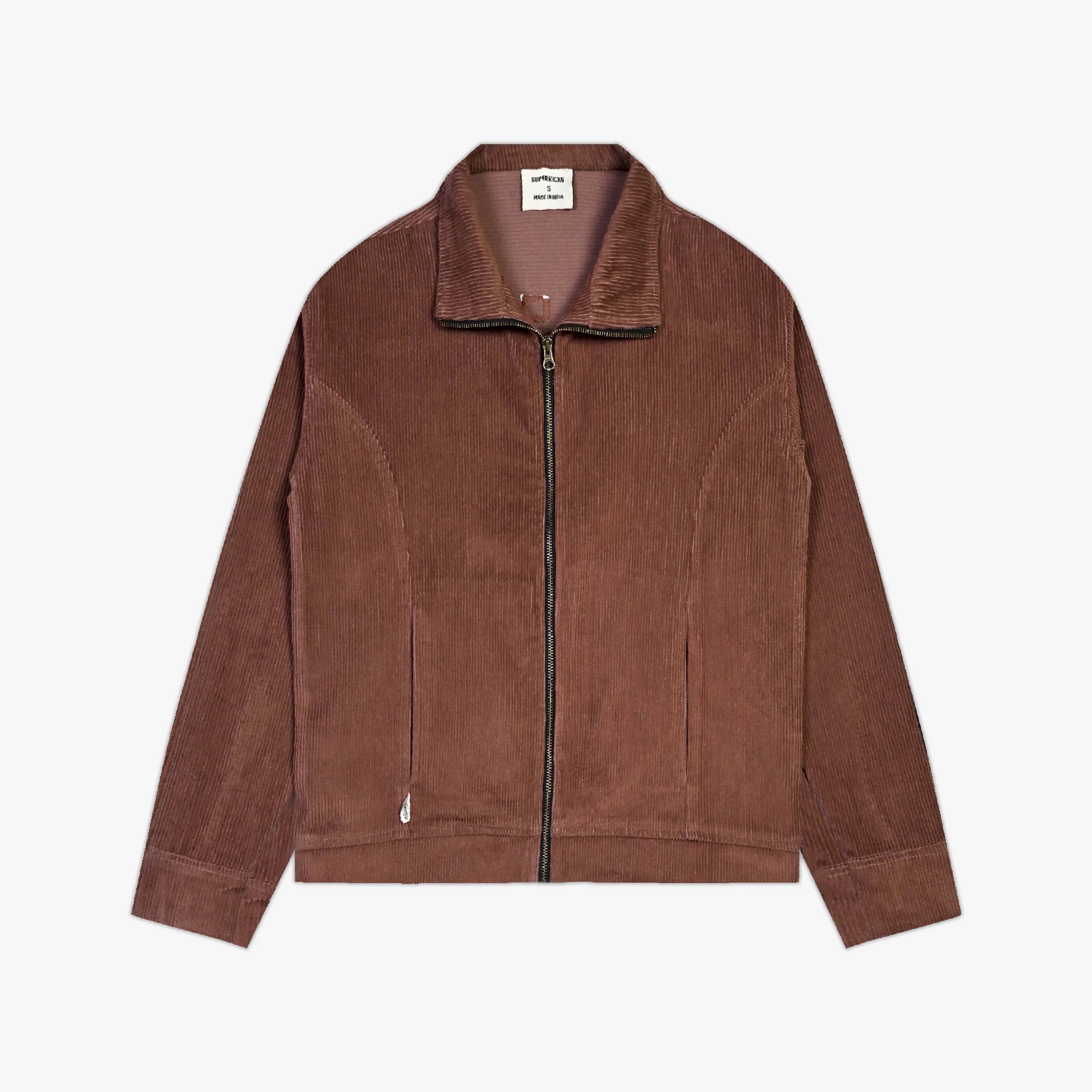 SUPERKICKS | CORDUROY JACKET { MUD BROWN