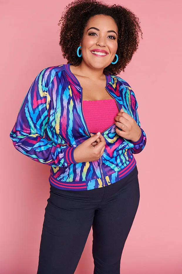 Sutton Rainbow Zebra Jacket