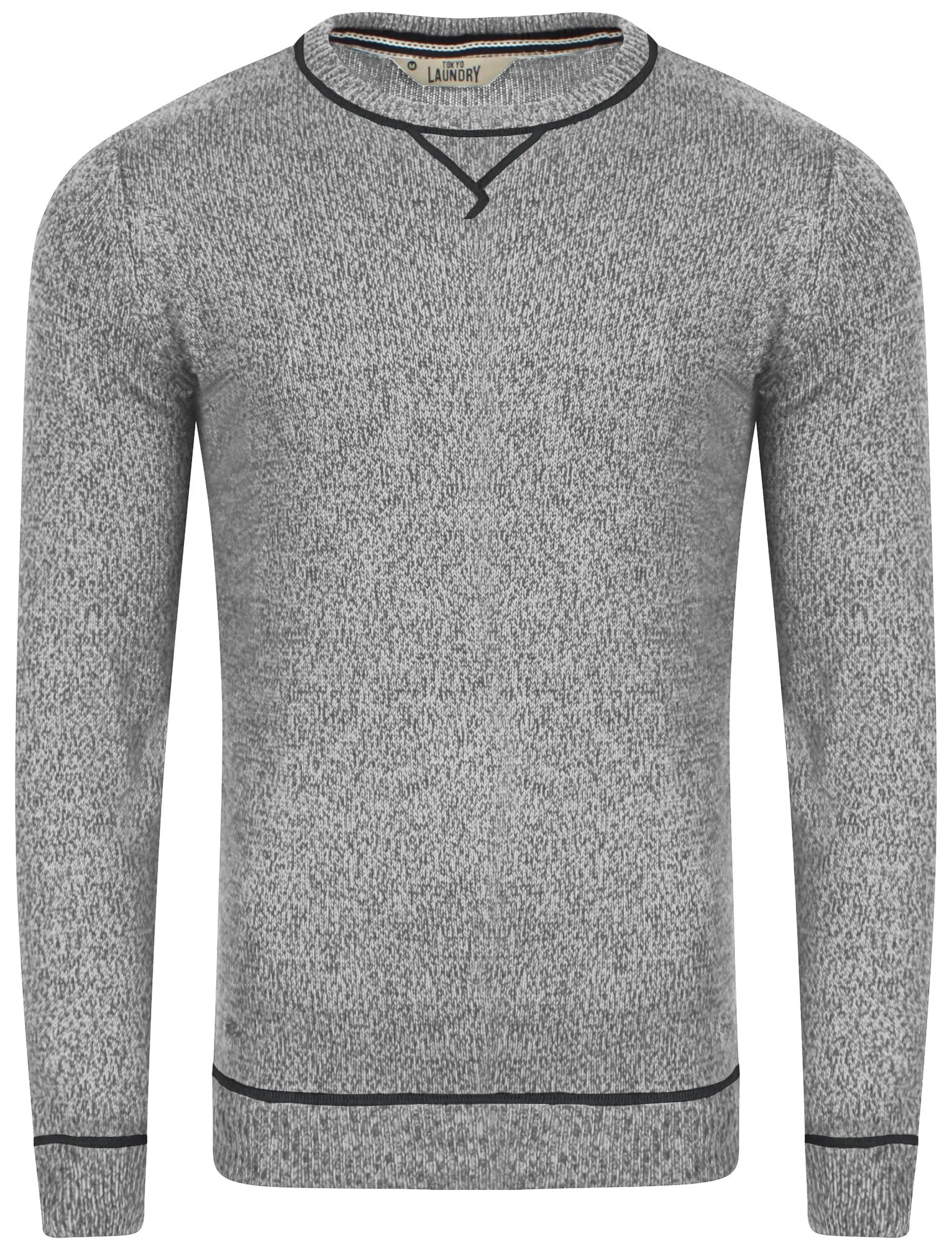 Twisted Yarn Jumper in Grey - Tokyo Laundry