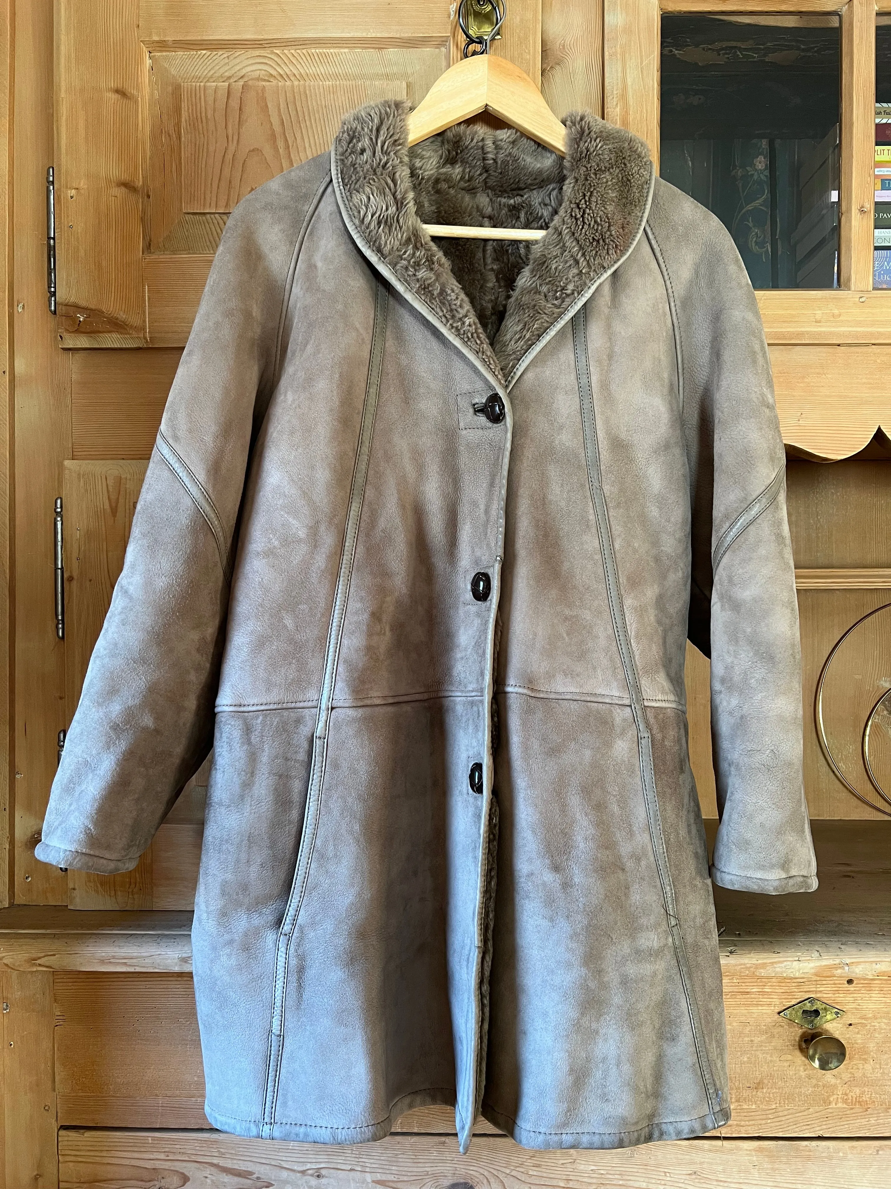 Vtg Shearling Jacket