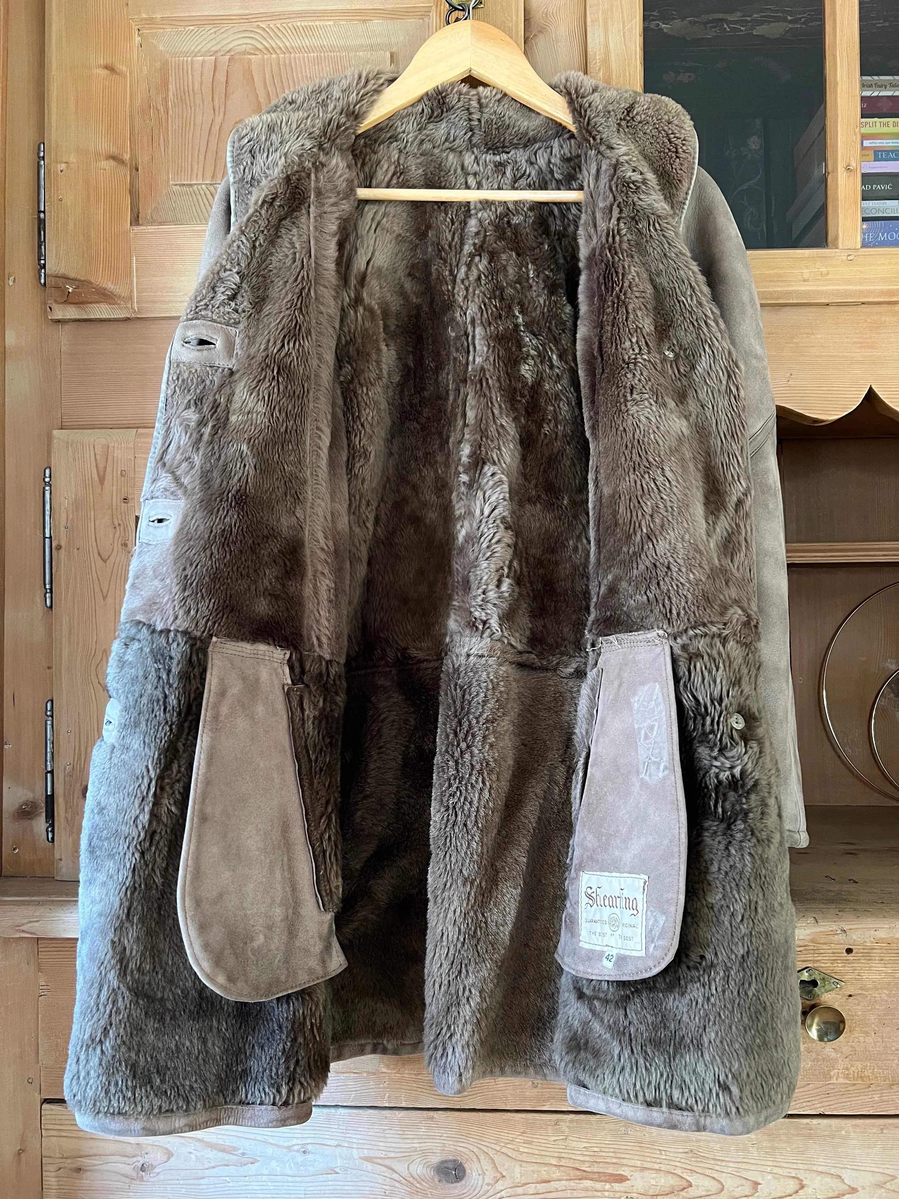 Vtg Shearling Jacket