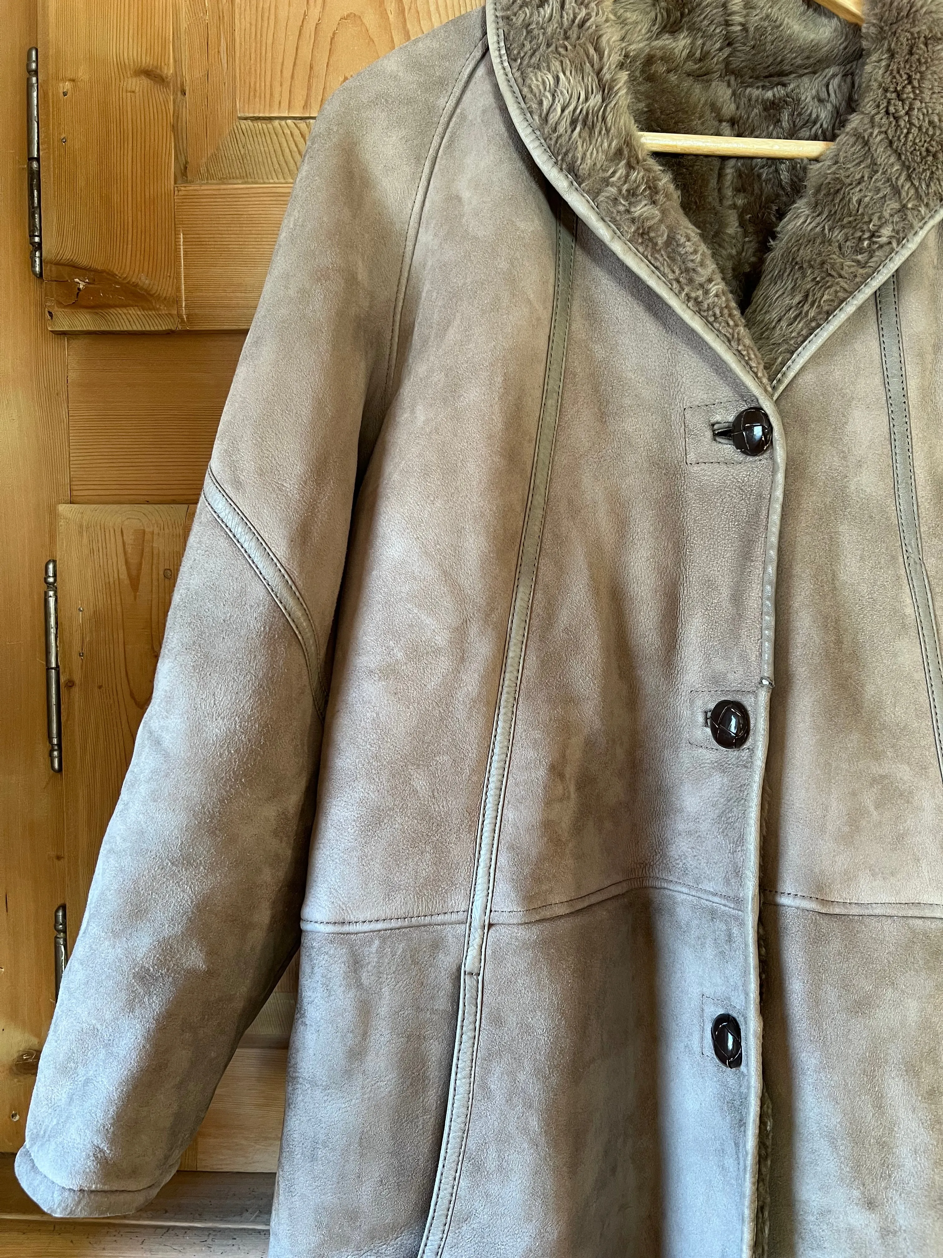 Vtg Shearling Jacket