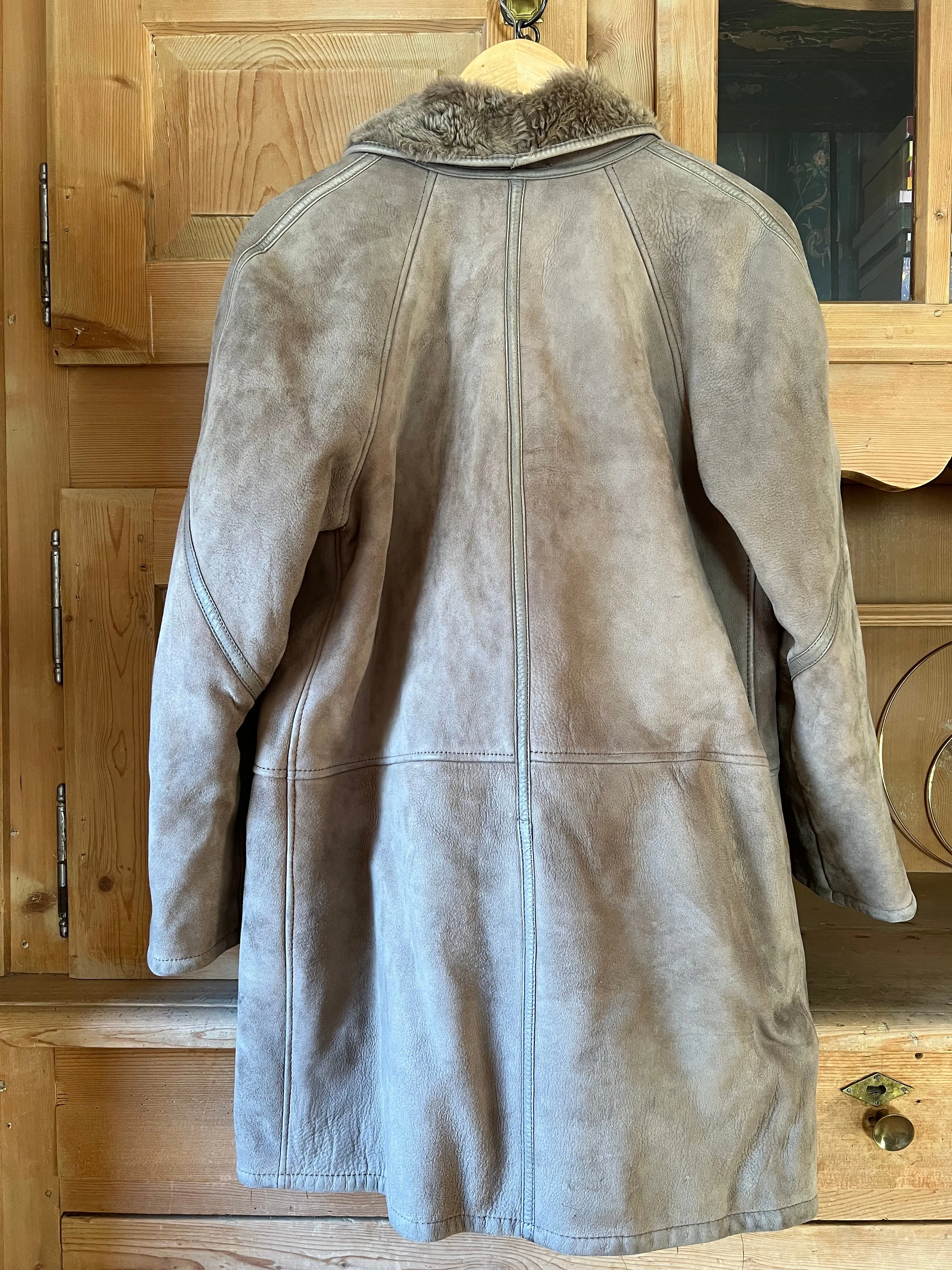 Vtg Shearling Jacket