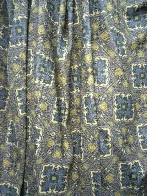 WC-1964W-A SUPER FINE GEO PRINT BOILED WOOL KNIT. ITALY