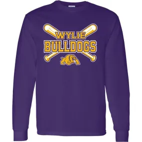 Wylie Bulldogs - Baseball/Softball Long Sleeve T-Shirt