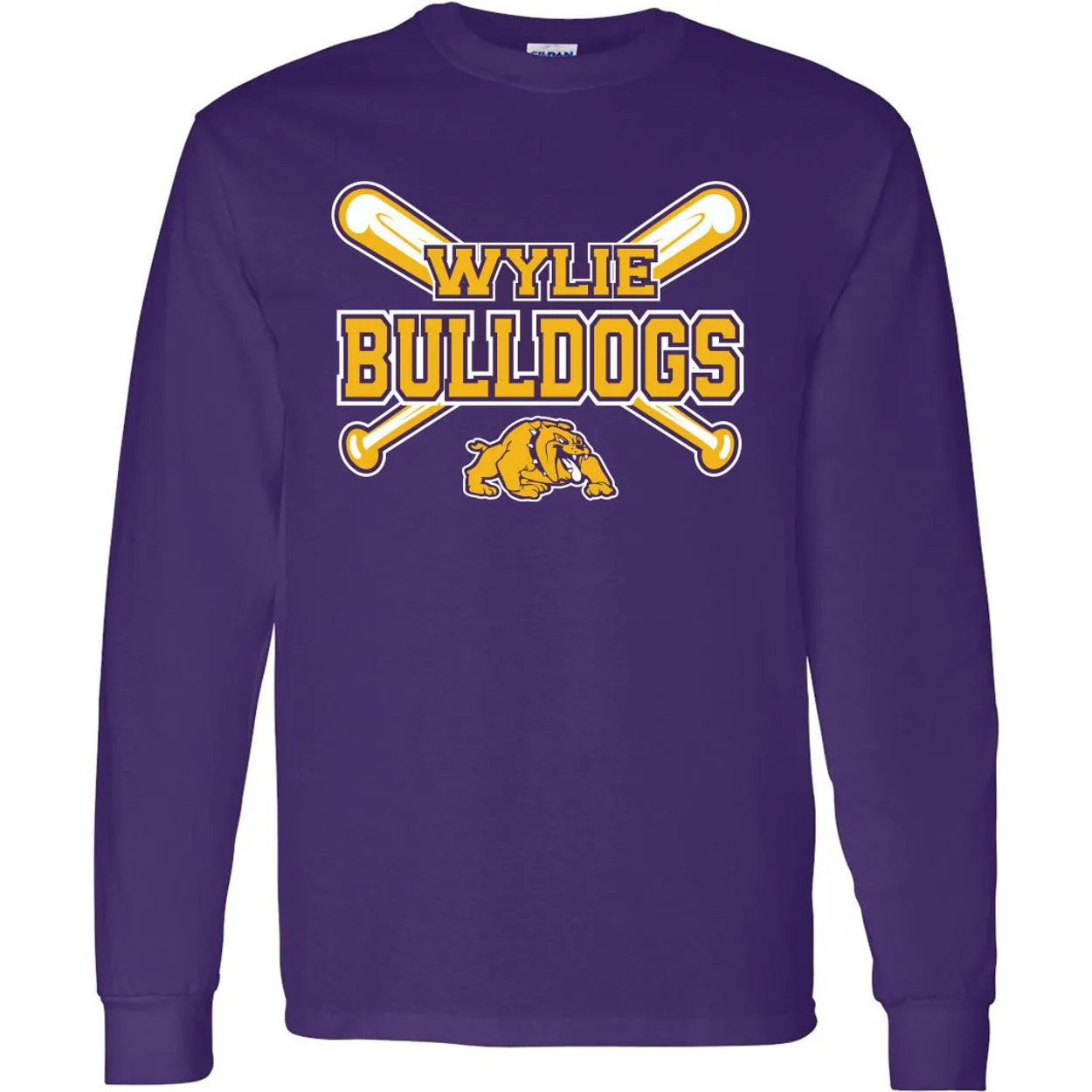 Wylie Bulldogs - Baseball/Softball Long Sleeve T-Shirt